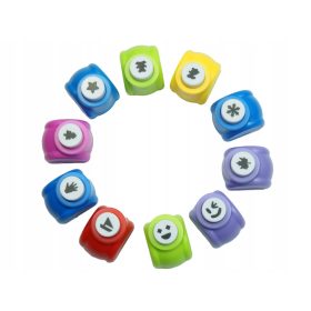 DZIURKACZI ZA PAPIR Z OKRASNIMI MOTIVI, 10 KOSOV