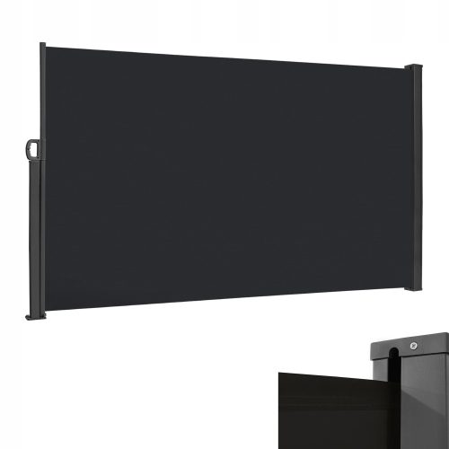 Bokalna tenda zaščita iz poliestra 180 x 300 cm antracit