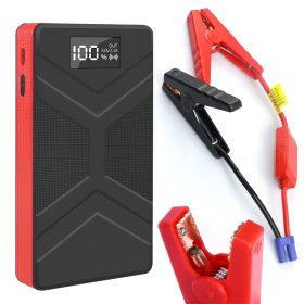  POWER BANK JUMP STARTER ZAČETNIK ZAGONA SVETILKA USB 20000mAh + SPONKE