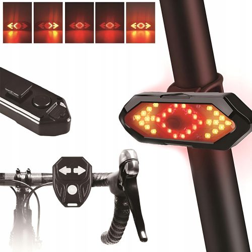 KOLESA LUČ ZA KOLO S SMEROKAZOM IN USB SIGNALIZACIJO