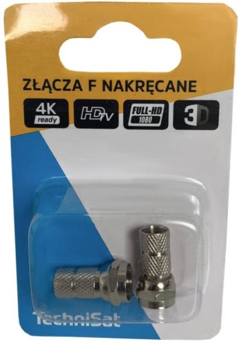 ZlatoF F-konektor za kablove TechniSat 7MM 0001/3358 2 kos.