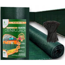 Senčna mreža za ograjo z visoko gostoto plecenja