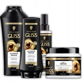    Gliss Ultimate Repair šampon maska balzam za zelo poškodovane lase
