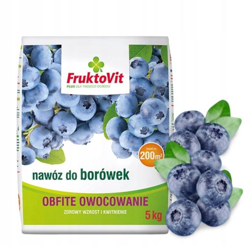 Fruktovit borovnično gnojilo granulat 5 kg