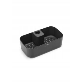    Brabantia ReNew tuš košara temno siva 7,5 x 24,4 x 13,3 cm