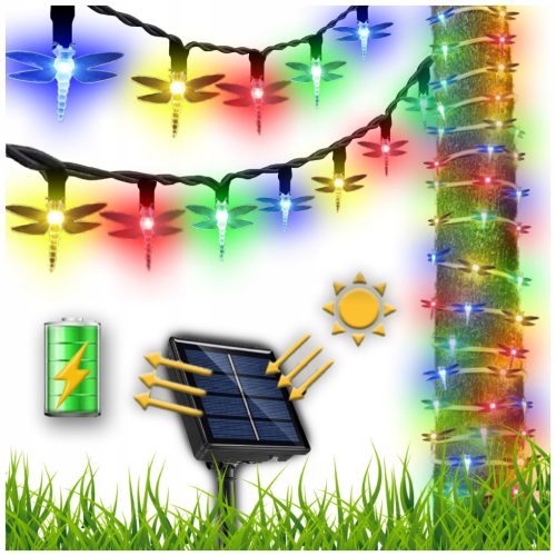 Girlanda Solarna Vrt 700 cm na Baterije, Solar