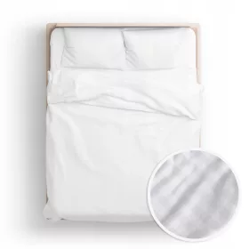   PREMIUM HOTELSKA POSTELJNINA ADAMASZEK 140x200 cm + 2x PREVLEKA ZA BLAZINO, 155GR PRIJETNO