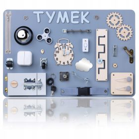    Deska za senzorično manipulacijo Montessori Large XL Name BREZPLAČNO