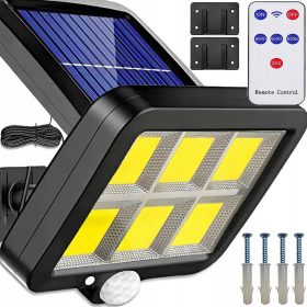   Močna solarna svetilka z 120 LED diodami in senzorjem gibanja