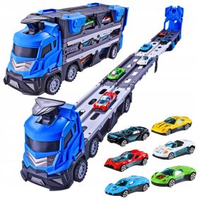   ZABAVNI SET TOR Z VOZILNICO Z ZVOČNIMI UČINKI AVTOMOBILSKIH DIRKALNIKOV