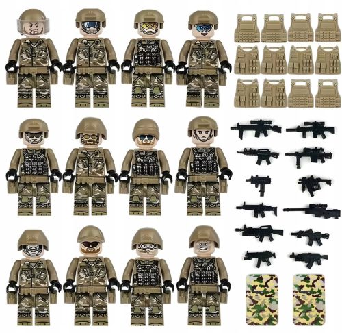 FIGURICE BLOKOV VOJAŠKE VOJSKE PES Gun War Battle za otroke 12 KOSOV