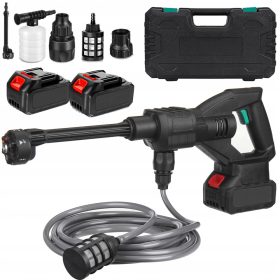   Močan brezžični tlačni čistilnik 1000W 100BAR + 2AKU 3000mAh