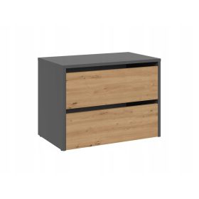   Omarica za čevlje MODO 1 ANTRACIT ARTISAN 60 x 44 x 36 cm - Okrasni hrast