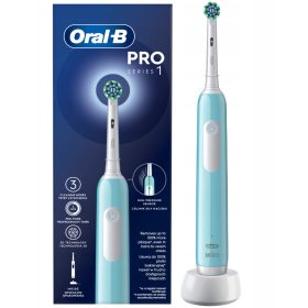    Modra vrtljiva električna zobna ščetka Oral-B Pro Series1