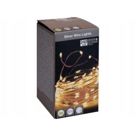   Zunanja girlanda LED lučk 24 m 240 mikro LED 230V - 240 toplo belih lučk