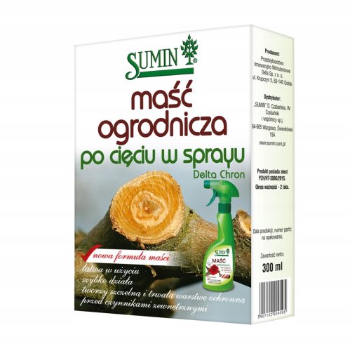 Vrtnarska zaščitna maščoba Delta Chron v spreju 300 ml - Sumin