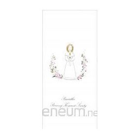 KOMUNIJSKA KARTA DL K17 - DEKLICA Z SVEČO