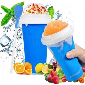 Kubek za izdelavo sladoleda, sorbetov, slushy in koktajlov