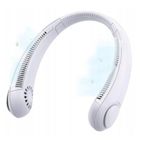    Ventilator Verk Group, prenosni vratni ventilator, bele barve