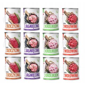 TUF TUF Mokra hrana za pse MEŠANICA OKUSOV 24x800g