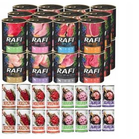 RAFI TUF-TUF Mokra hrana za pse 24x800g MEŠANICA OKUSOV