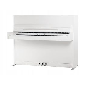 Pianino Wilhelm Schimmel W114 Modern beli sijaj + krom