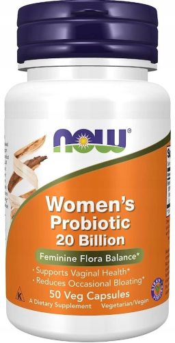 Probiotik za žensko zdravje NOW® s 20 milijardami bakterij, 50 kapsul