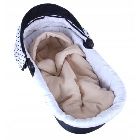 BABYLUX Spalna vreča Muslin Spring za voziček 90 cm bež