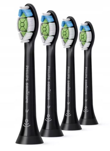 Philips Sonicare W2 Optimal White HX6064/11 Standardne glave za zobno ščetko, črne, 4 kosi
