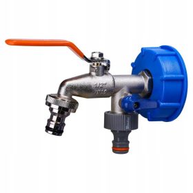   Ventil za dvigalo IBC Mauser z dvema priključkoma 3/4" + 2 nastavka