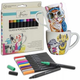 Nassau Visoki markerji za umetniško ustvarjanje 12 kosov