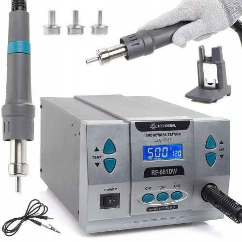 Stacionarna postaja za vroče zrak Techrebal 861DW 1000W