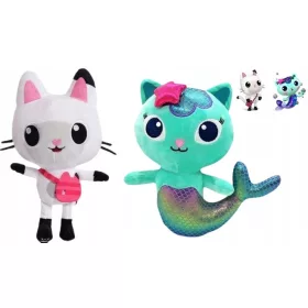 MASKOTA ZA IGRO 2 KOSA KITI PANDI + MORSKA DEKLICA 25 CM