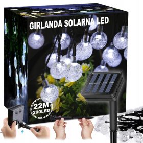Girlanda Solar LED Luči 2200 cm za Vrt