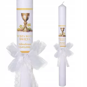   Sveča za prvo obhajilo in sveča za prvo obhajilo za darilo Z6