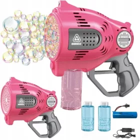   Pistolet za ustvarjanje milnih mehurčkov na baterije - AVTOMATIKA + 2 X TEKOČINA