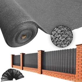 SENČILNA MREŽA ZA MASKIRANJE 90% OGRAJE 1,5x10m
