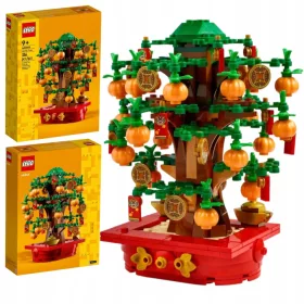   LEGO Kitajska novo leto Pachira 40648 LEGO Money Tree Mandarin Tree Envelopes Coins