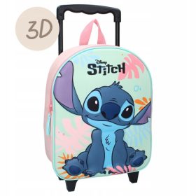 Otroški potovalni 3D nahrbtnik na kolesih Lilo & Stitch