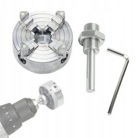   4-čeljustna vpenjalna glava W/M12 * 1 ojnica za visoko zmogljivo struženje lesa