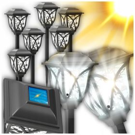  Vergionic vgradna solarna svetilka, črna, 45 cm, 1 kos.