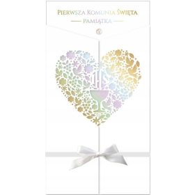 Pametna kartica za prvo obhajilo dimenzij 10,5 x 20 cm