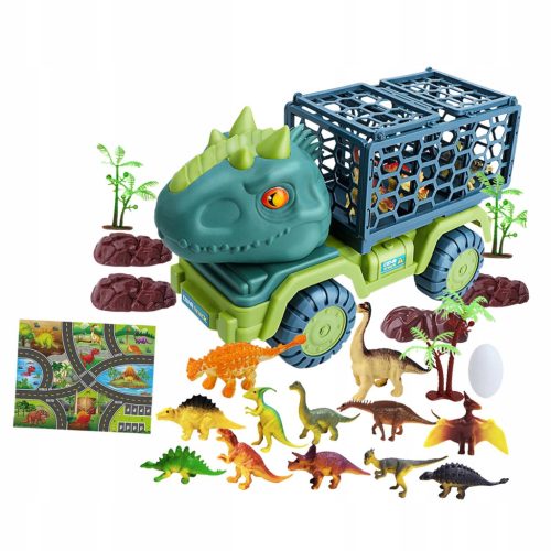 Dinozavri Transporter Tovornjak Igrače Pretvarjalna igrača in kletka v slogu E