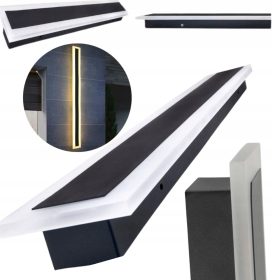   rna zunanja vrtna stenska svetilka XPart z integriranim 12 W LED virom