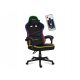  Huzaro Force 4.4 RGB BLACK gaming stol, črno blago