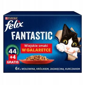 Felix Fantastic Mešana Mokra Hrana za Mačke 3,74 kg