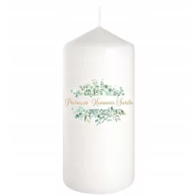   Sveča za prvo sveto obhajilo "Eukaliptus Beauty", 12 cm