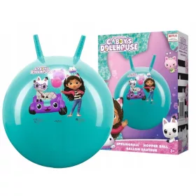   Večbarvna gumijasta žoga za skakanje John 50 cm mačja hiša Gabi za otroke nad 3 leta