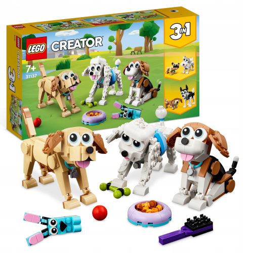 LEGO Ustvarjalec 3113701 Srčkani psi 3v1 31137