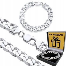    DEBELA srebrna moška ZAPESTNICA, 925 SREBRO, 12 mm/20 cm oklepna zapestnica